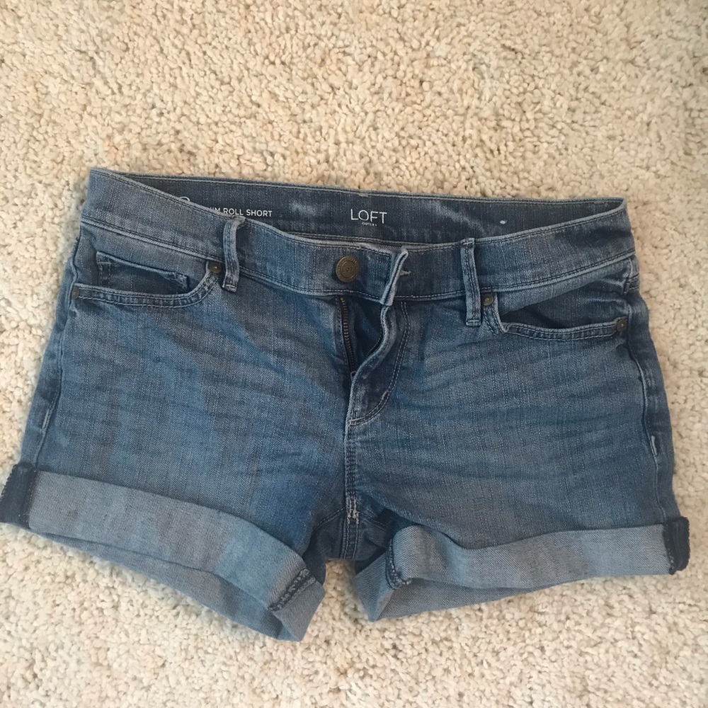 LOFT denim shorts